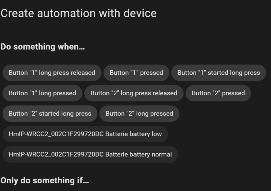 Wall switch Homatic IP device